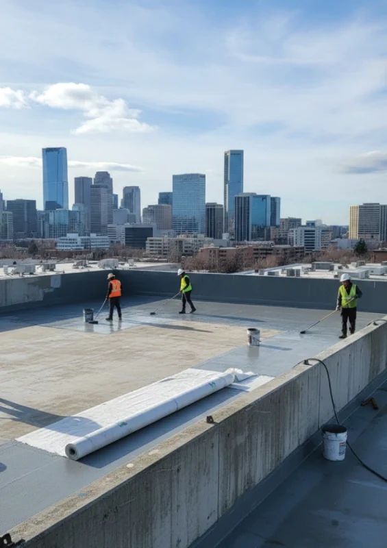 Warehouse ceiling leakage repair